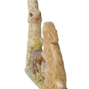 Rabbit Family around Basket