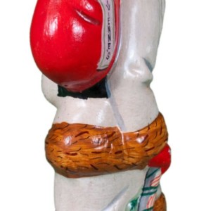 Viviennes Anniversary Father Christmas with Glass Cane