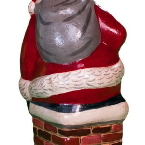 Santa in Chimney