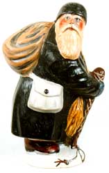 Belsnickel in Black Fur with Bag Pennsylvannia
