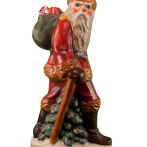 Large Father Christmas with Walking Stick