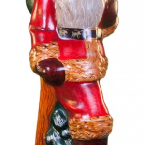 Large Father Christmas with Walking Stick