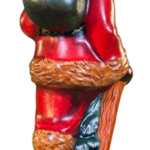Large Father Christmas with Walking Stick