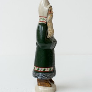Belsnickel with Green Coat and White Hood