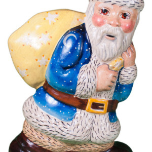 Blue Big Foot with Stars