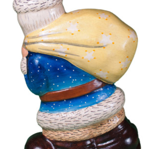 Blue Big Foot with Stars