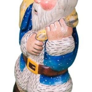 Blue Big Foot with Stars
