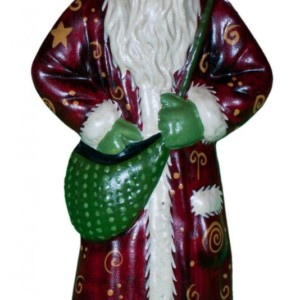 Burgundy Santa