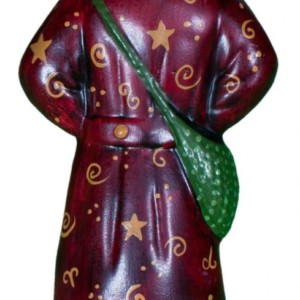 Burgundy Santa