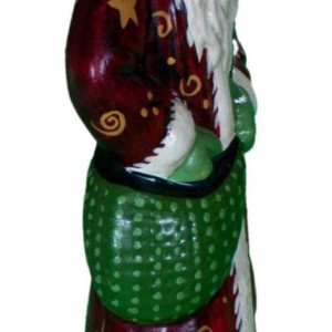 Burgundy Santa