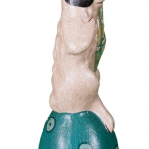 Crying Rabbit with Teal Dotted Egg
