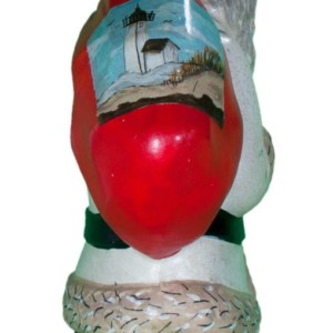 White Father Christmas with Lighthouse
