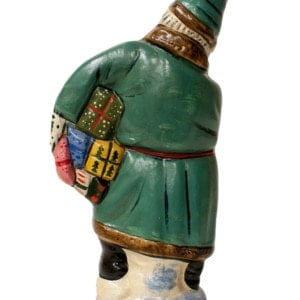 Blue Father Christmas with Boxes