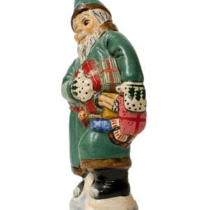 Blue Father Christmas with Boxes