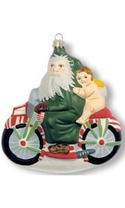 Santa on Motorcycle