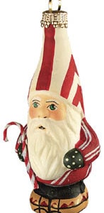 Mini Candy Cane Santa