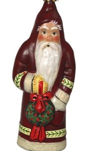 Santa with Kissing Ball