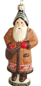 Father Christmas in Mustard coat