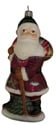 Striding Father Christmas with Gold Sack