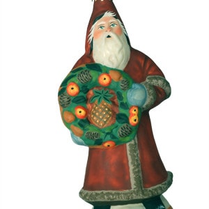 Santa with Wreath