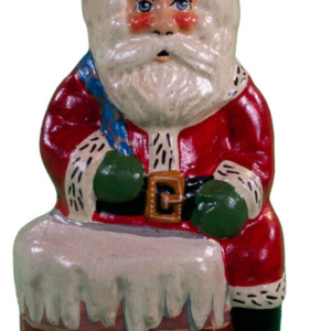 1997 Collectors Weekend Painting Sample Santa in Chimney