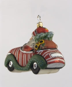 Personalized Santa in Car