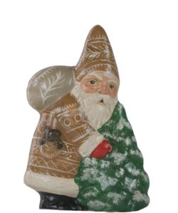 Gingerbread Santa with Tree
