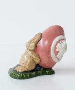 Bunny Rolling Pink Egg