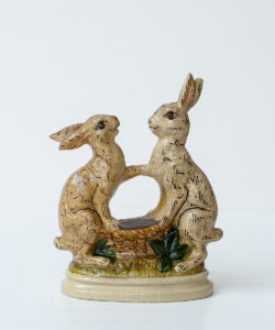 Dancing Rabbits with Basket