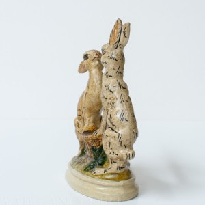 Dancing Rabbits with Basket