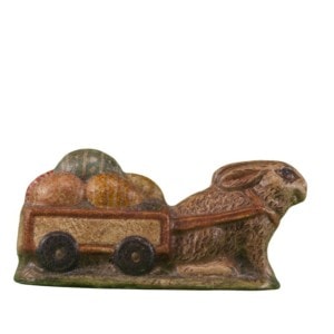Bunny Pulling Egg Cart