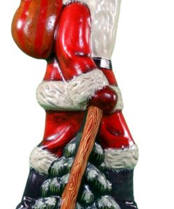 Large Father Christmas with Walking Stick