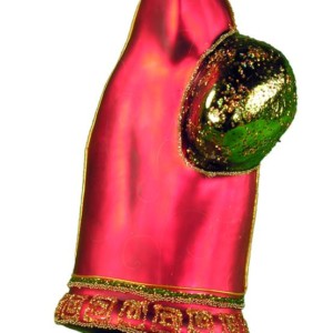 Glitz Red Coat with Lantern