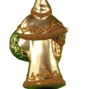 Glitz Gold Beaded FC with Wreath