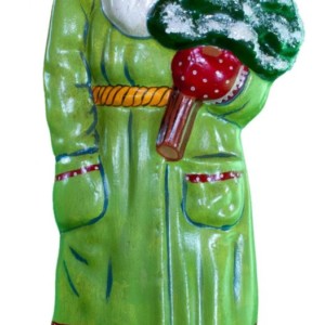Father Christmas in Green
