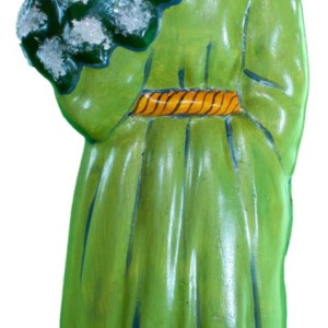 Father Christmas in Green
