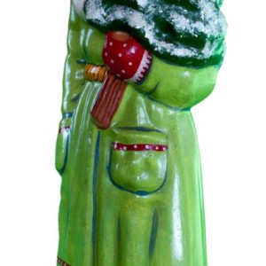 Father Christmas in Green