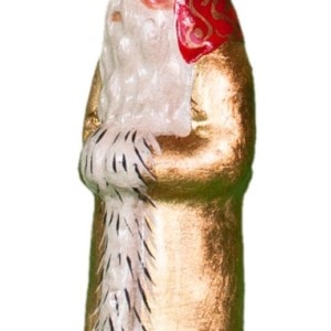 Small Gold Santa