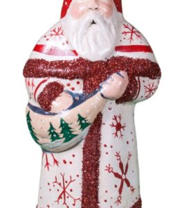 Father Christmas with Red Glitter