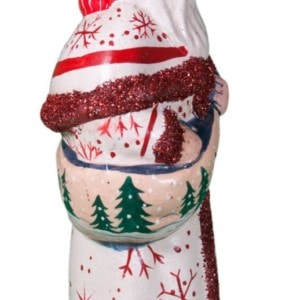 Father Christmas with Red Glitter