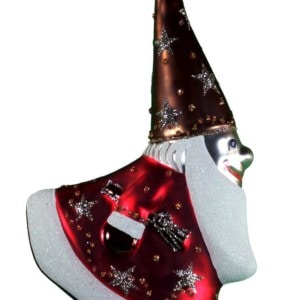 Glitzy Contemporary Santa