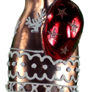 Glitzy Gingerbread Scherensnitte Santa