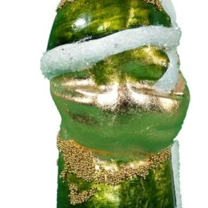 Glimmer Santa in Green Coat