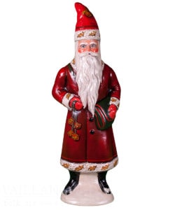 Santa in Coat with Bells (with antique mould)
