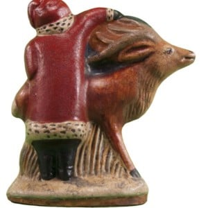 Santa with Deer
