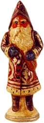 Purple Belsnickel with Brocade Coat