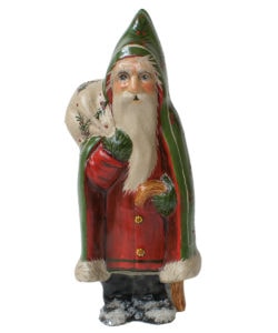 Father Christmas with Pine Branch Sack