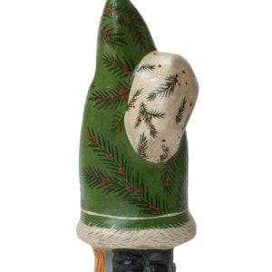 Father Christmas with Pine Branch Sack