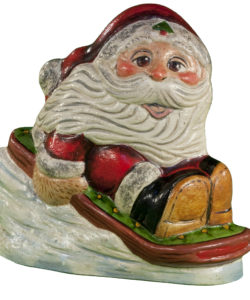 Santa on Toboggan
