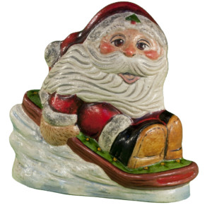 Santa on Toboggan